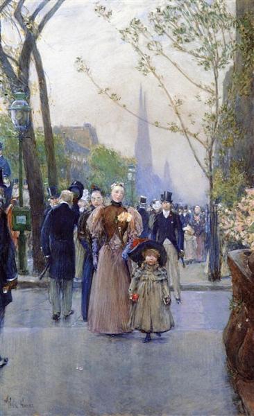 Fifth Avenue (également connue sous le nom de dimanche sur Fifth Avenue) - 1891