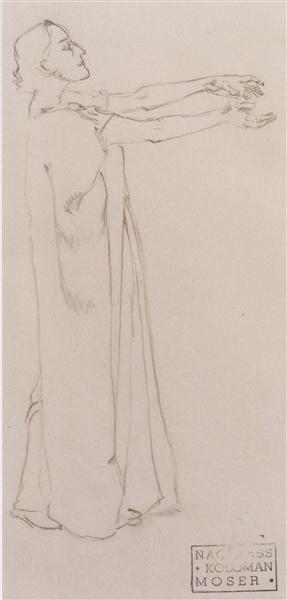 Étude Isolda Figure - 1915