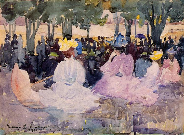 Figures sur l'herbe - 1895