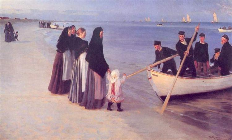 Pescadores En Skagen - 1894