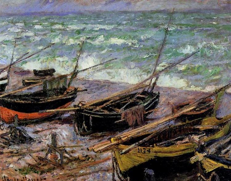 Fishing boats - 1885