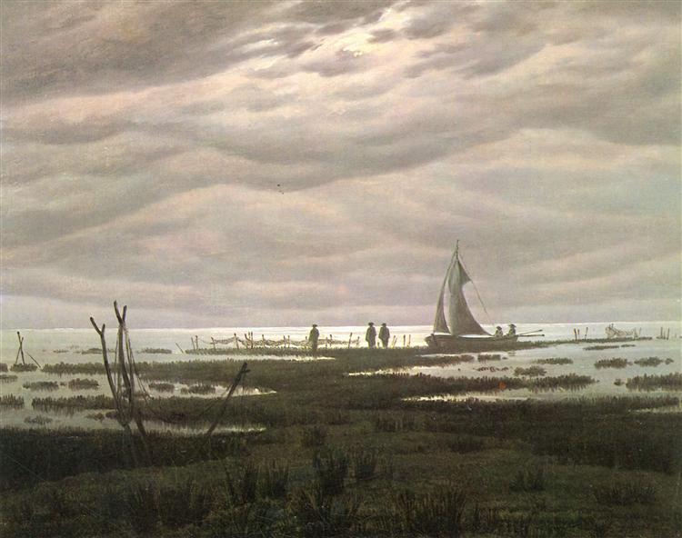 Flat mango in Greifswald Bay - 1834