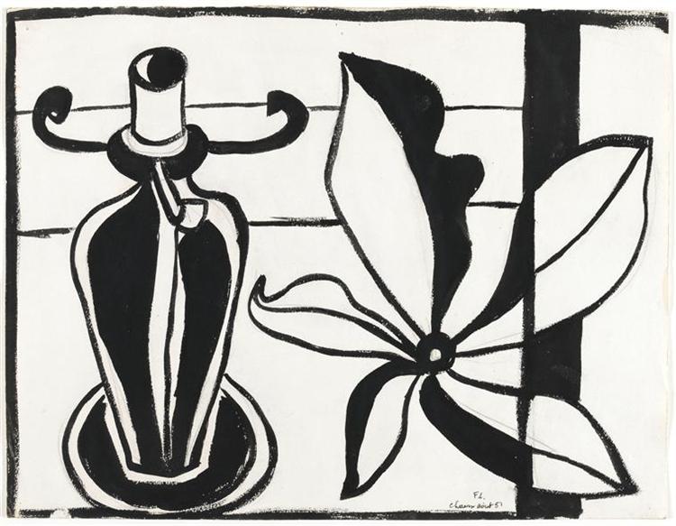 Lampe à fleurs - 1951