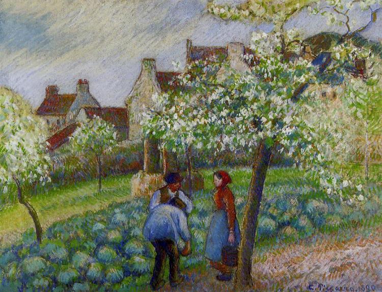 Ciruelos En Flor - 1890