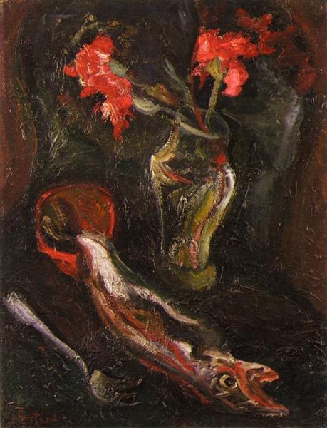 Flores Y Peces - 1919