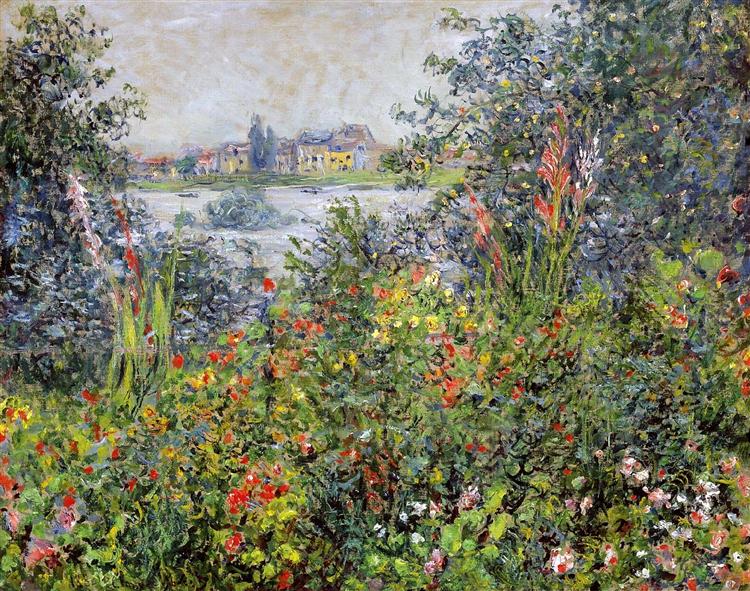 Flowers at Vetheuil - 1881