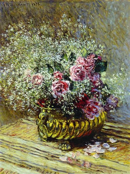 Flowers in a pot - 1878