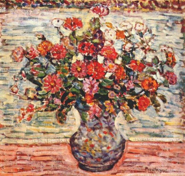 Blumen in einer Vase - 1913