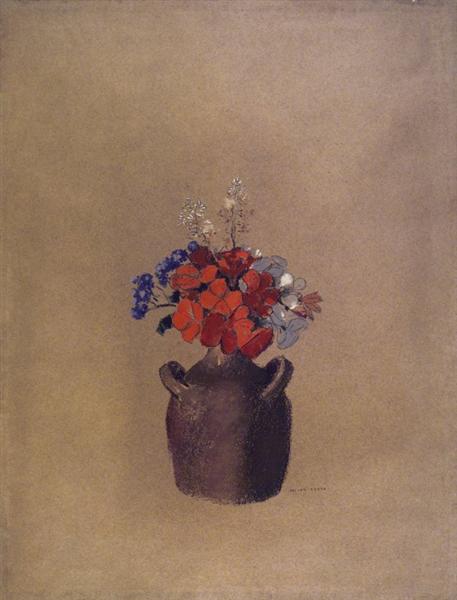 Blommor i en vas - 1909