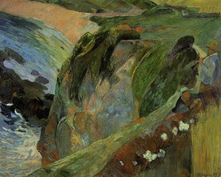 Flutist in the cliffs - 1889