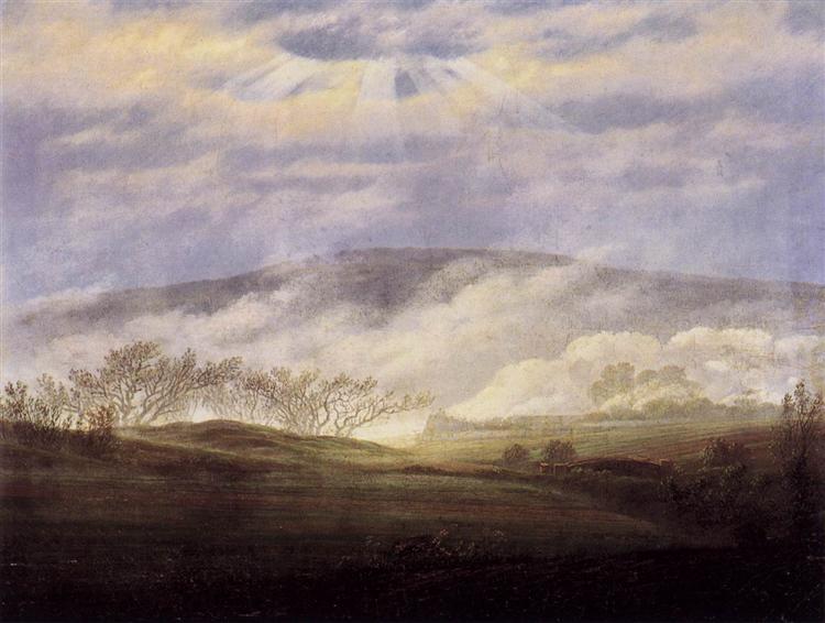 Nebel im Elba Valley - 1821