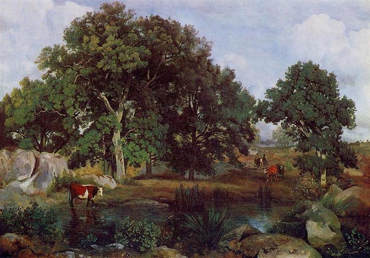 Bosque De Fontainebleau - 1846