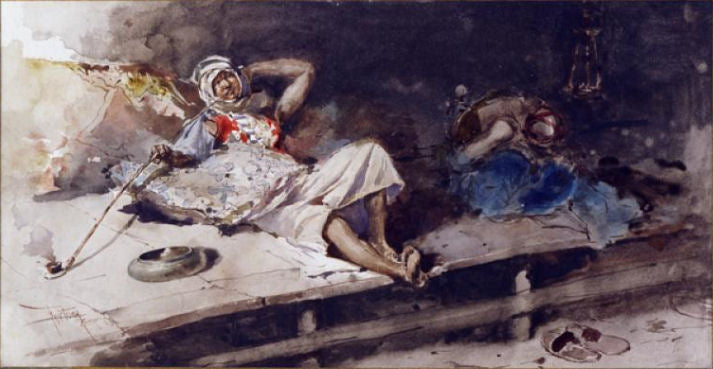 Palacz opium - 1867