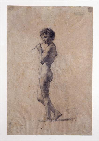 Naked Flutist Boy