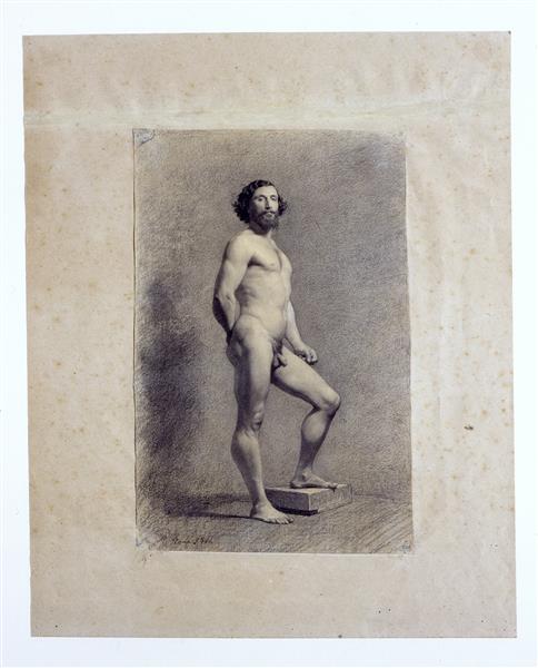 Nude masculino três quartos - 1861