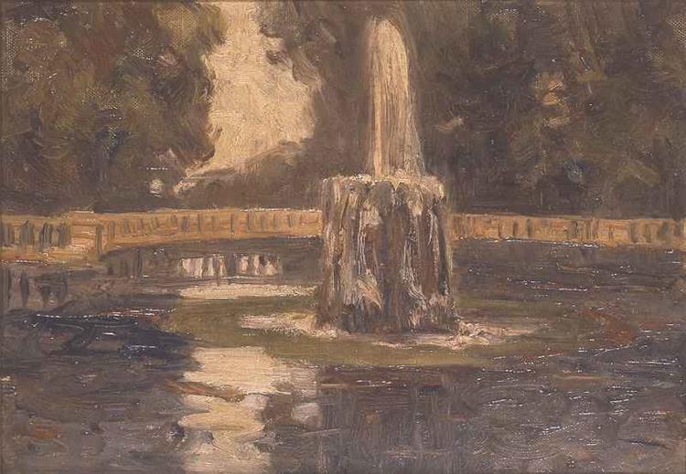 Fountain in Rome - 1908