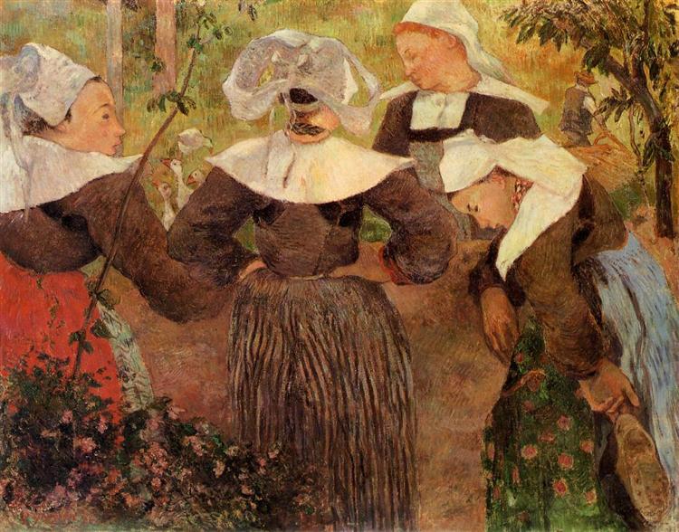 Four Breton Women - 1886