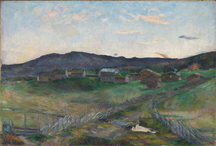 Autumn in Strålsjøen - 1894