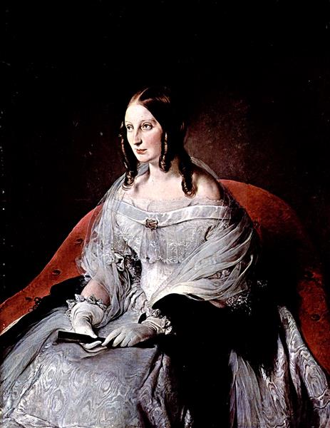 Porträt der Prinzessin von Sant'Antimo - 1844