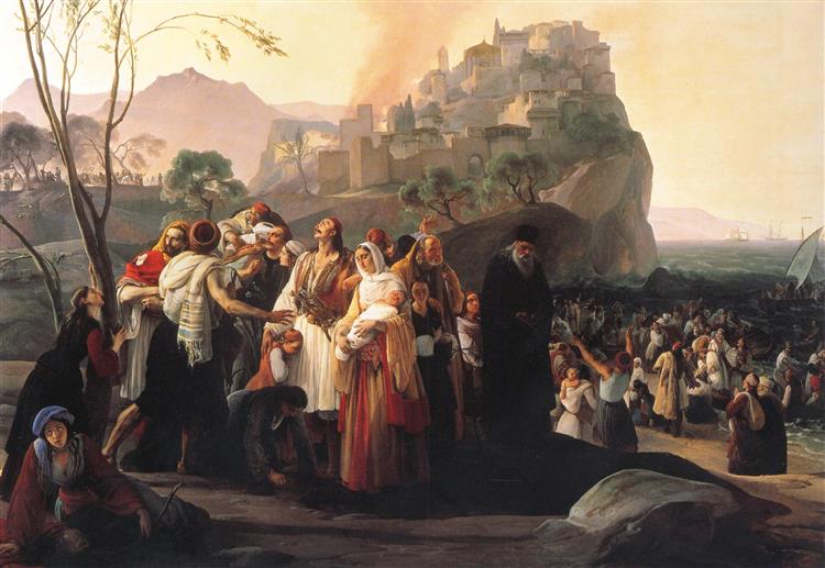 Les réfugiés parga - 1831