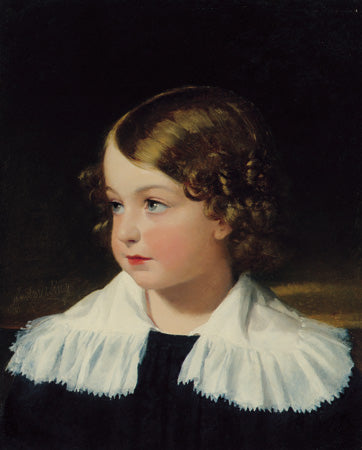 Retrato De Un Niño (Eduard Edler Von Mosel) - 1830