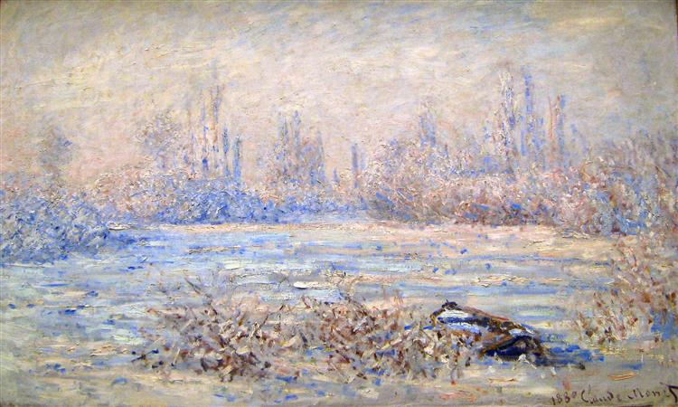 Frost poblíž Vetheuil - 1880