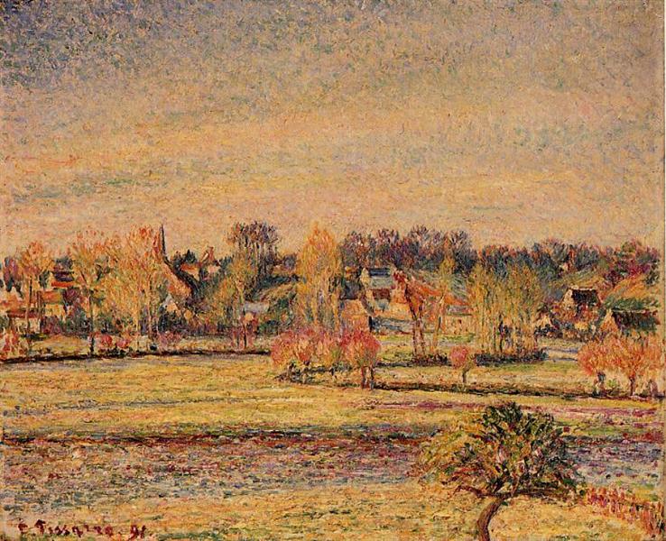 Frost - View from Bazincourt - 1891