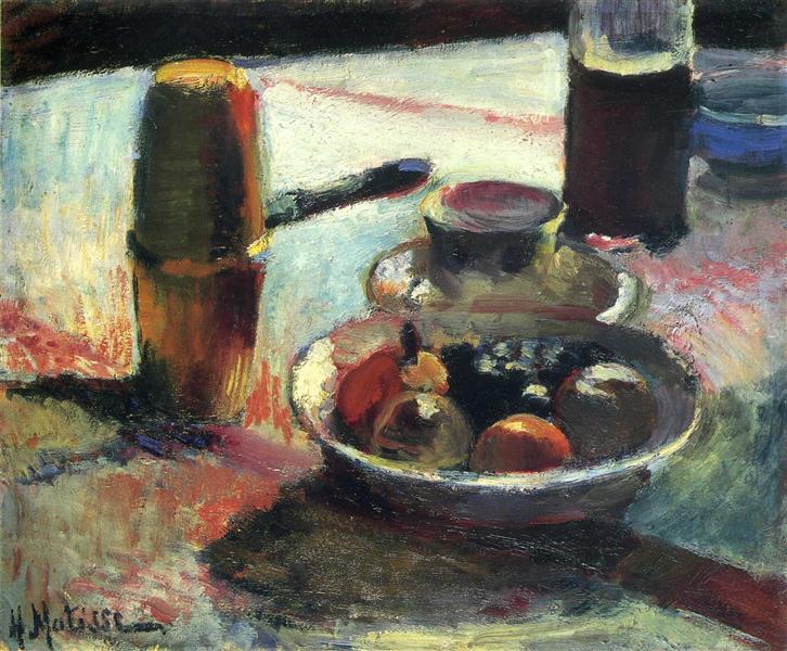 Fruits et cafetière 1898