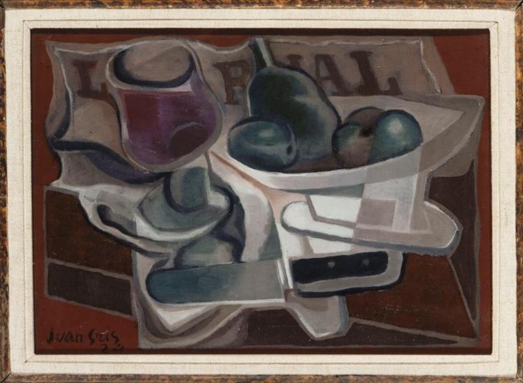 Fruit bowl and glass - 1924