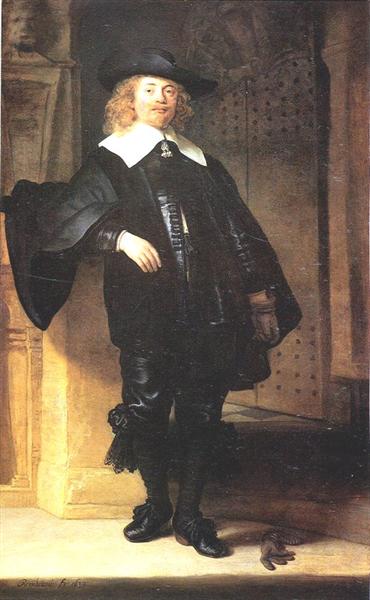 Retrato De Cuerpo Entero De Un Hombre De Pie - 1639