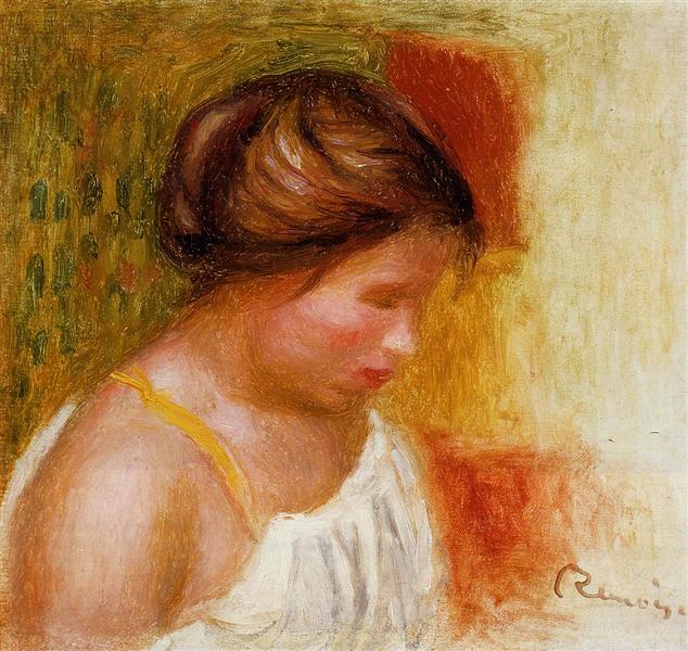 Gabrielle im Hemd - 1905