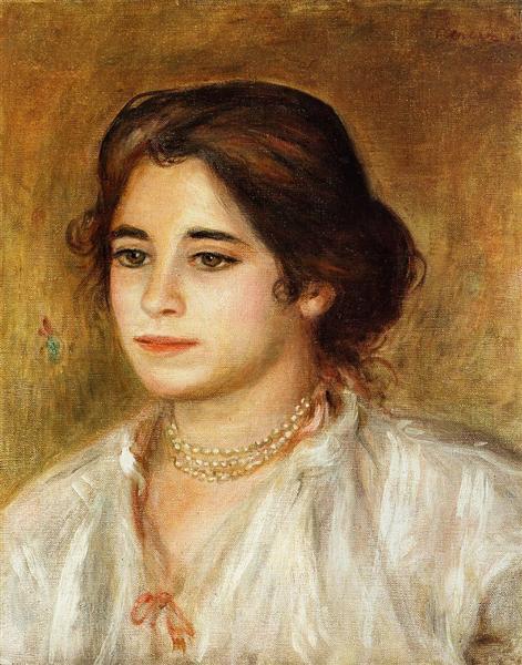 Gabrielle Con Un Collar - 1906