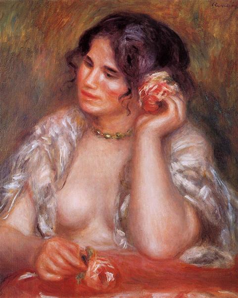 Gabrielle with a Rose - 1911