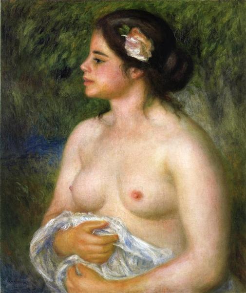 Gabrielle with a rose (the Sicilian woman) - 1899