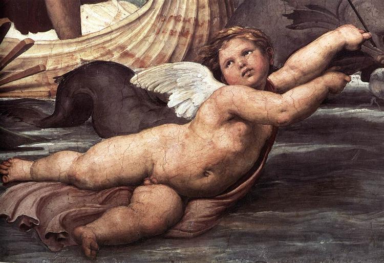 Galatea - Detalhe do Putto - 1506