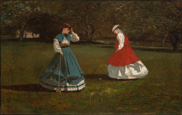 Juego De Croquet - 1865