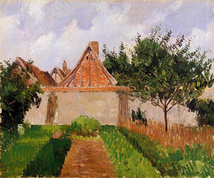 Eragny Garden (Study) - 1900