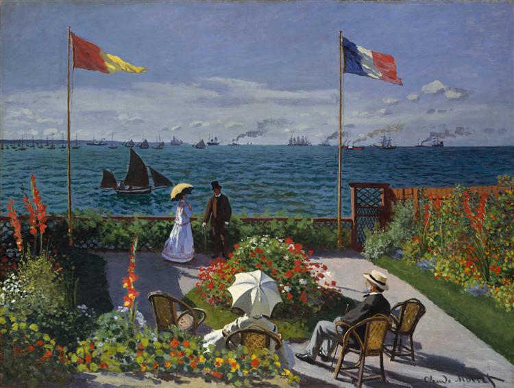 Garden At Sainte-Adresse - 1867