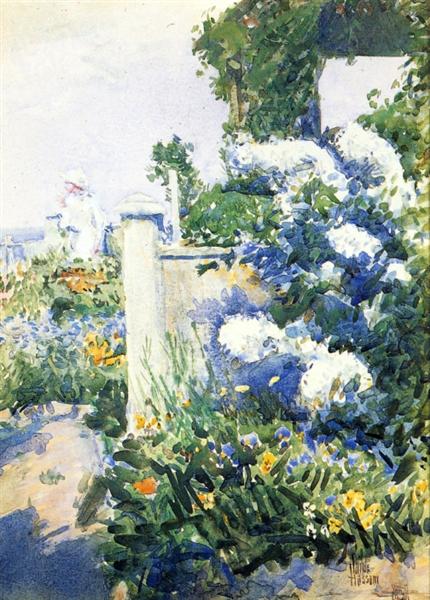 Garden by the Sea - Isles of Shoals - 1892