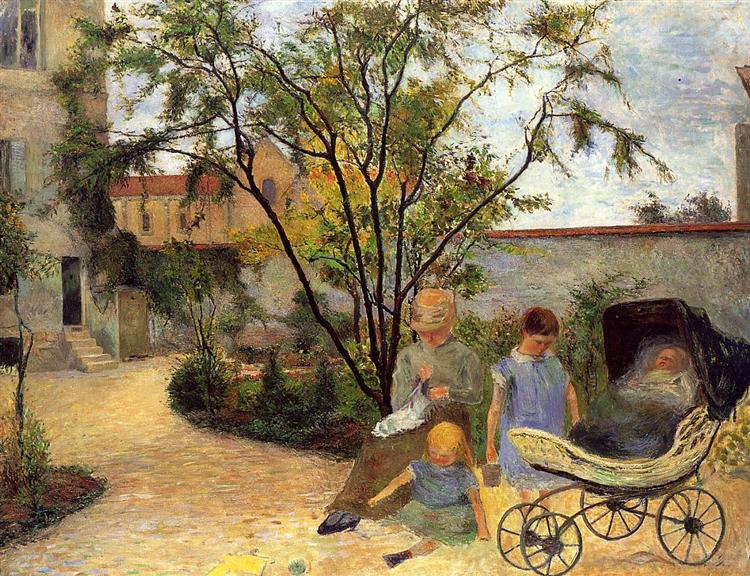 Garden in Rue Carcel - 1883