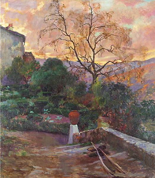 Garden d'espagnol Menía - 1909