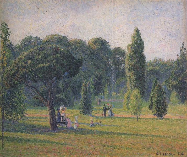 Kew Gardens - Sonnenuntergang - 1892