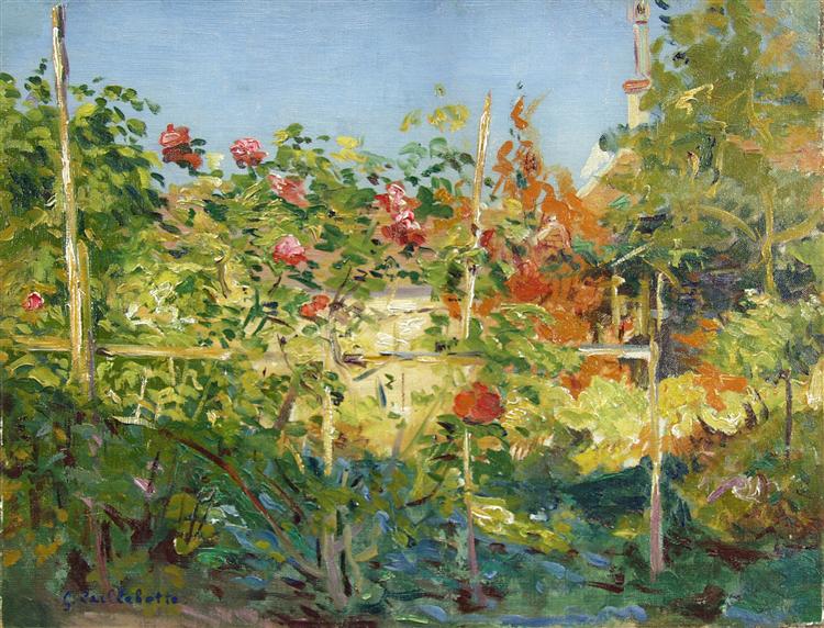 Jardin à Truville - 1882