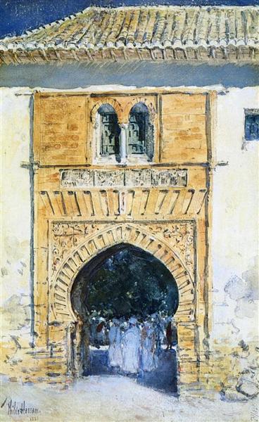 Puerta De La Alhambra - 1883