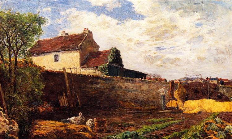 Geese on the Farm - 1879