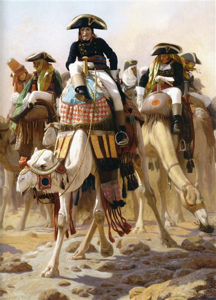 General Bonaparte Con Su Estado Mayor En Egipto - 1863