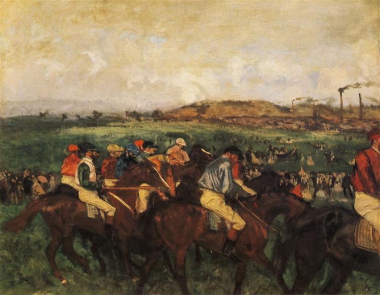 Señores Jinetes Antes De La Salida - 1862