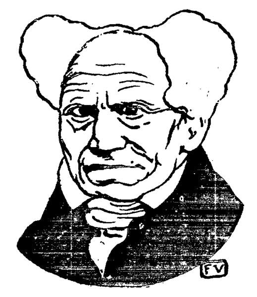 The German philosopher Arthur Schopenhauer - 1896