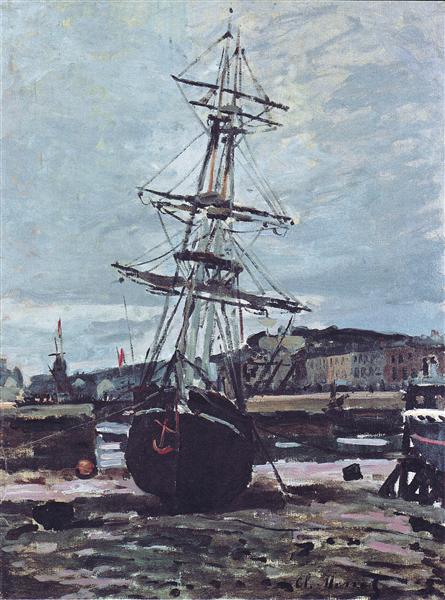 Gestrandes Boot auf Empamp - 1868