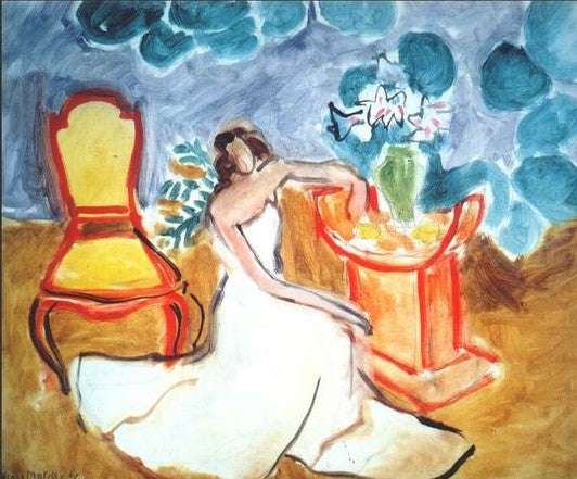 Fille avec une robe blanche (II) 1941 